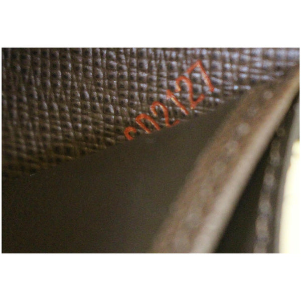 LOUIS VUITTON Zippy Damier Ebene Long Wallet Brown