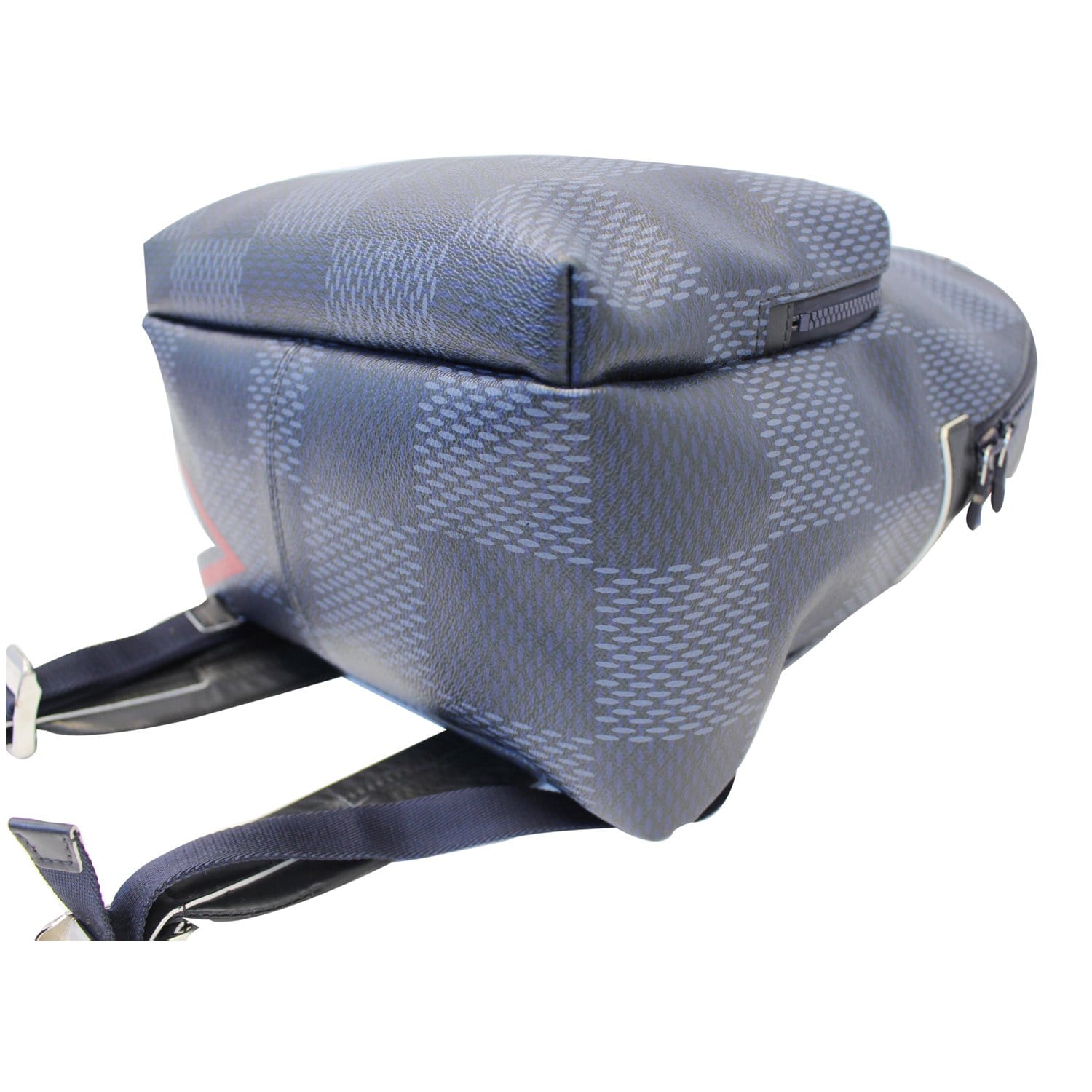 louis vuitton apollo backpack blue LOUIS VUITTON Americas Cup Apollo Latitude Damier Cobalt Backpack Blue-US