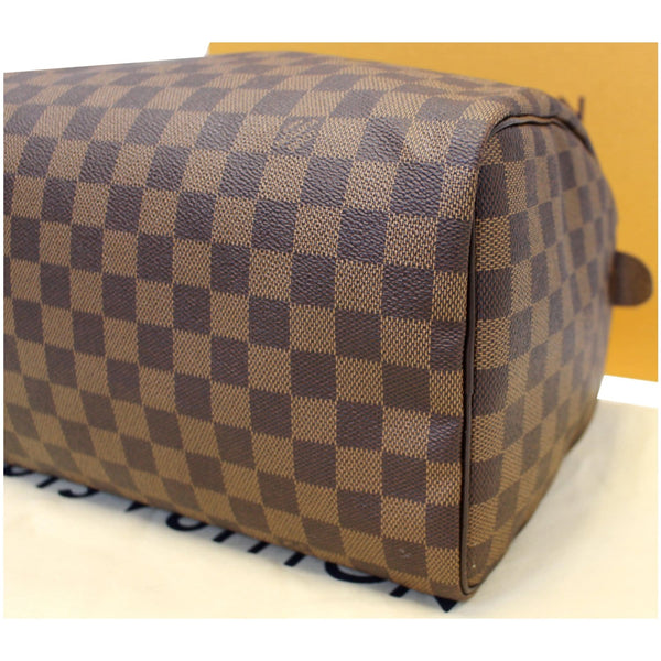 LV Speedy 30 Damier Ebene Satchel Bag - Bottom right view