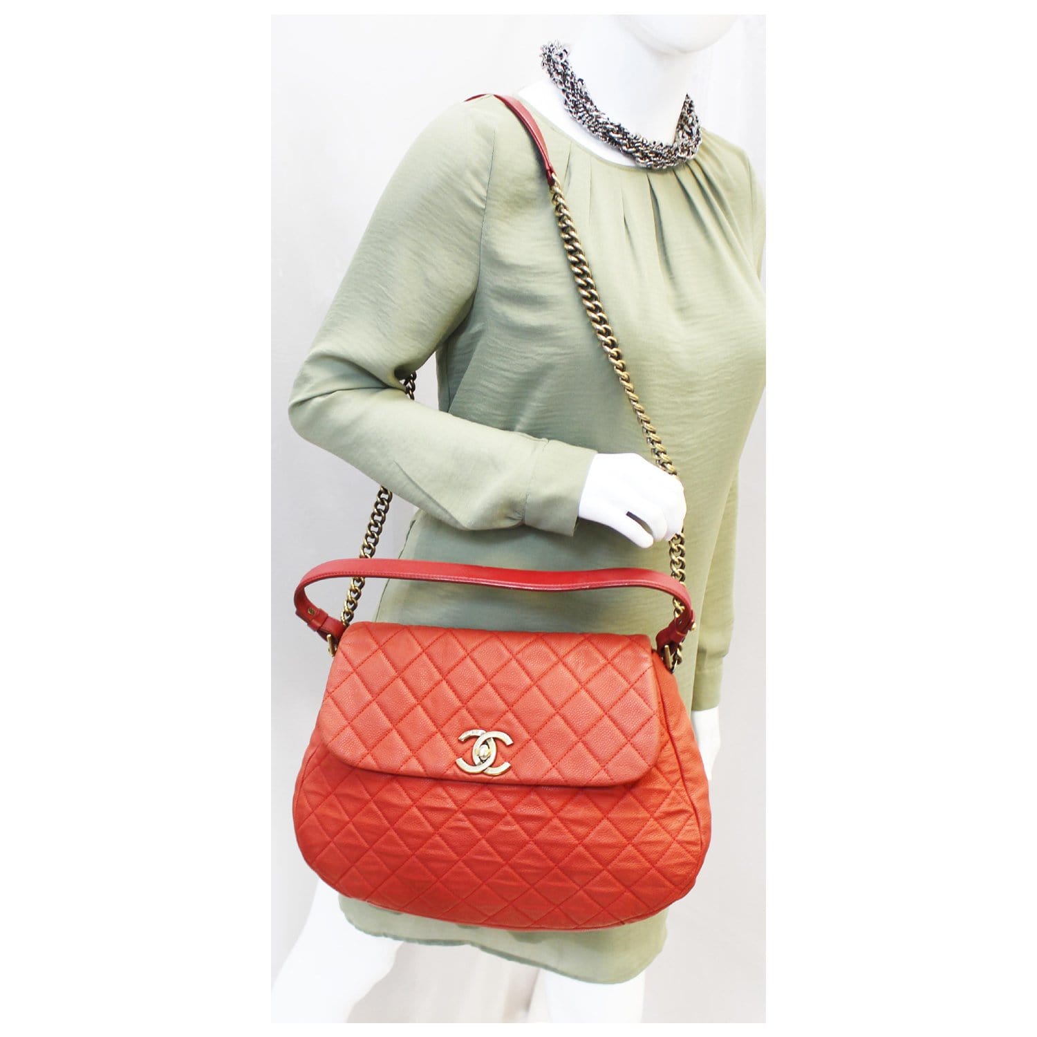 Chanel Smooth Leather Handbags