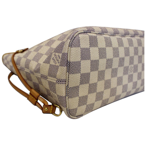 Louis Vuitton Neverfull PM Damier Azur Tote Bag - back view