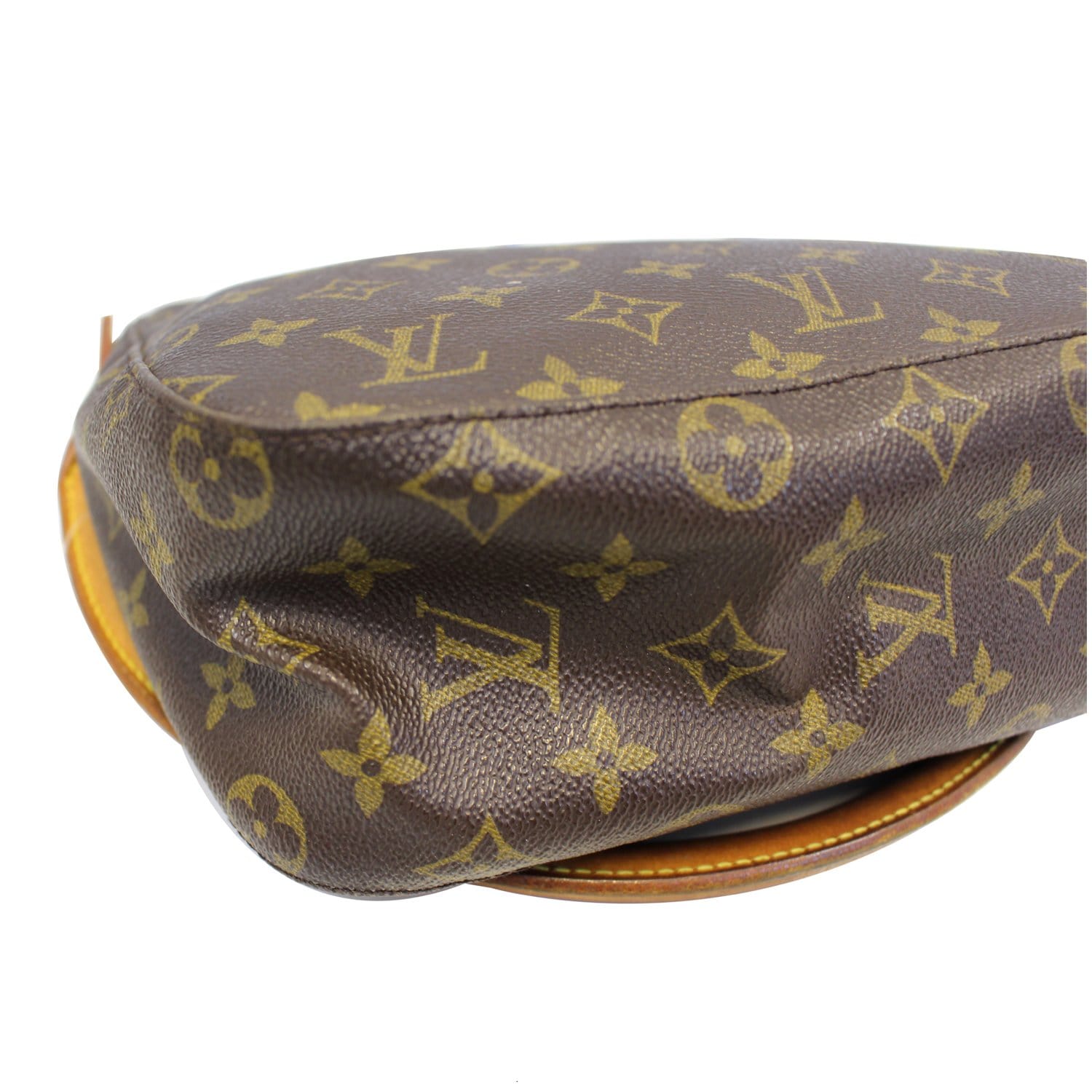 Louis Vuitton Looping mm Brown Canvas Shoulder Bag (Pre-Owned)