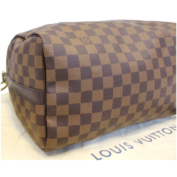LOUIS VUITTON Speedy 30 Bandouliere Damier Ebene Shoulder Bag Brown