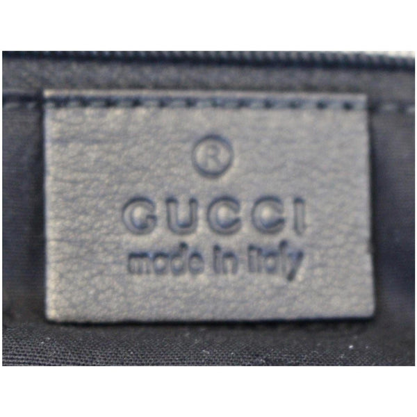 GUCCI New Web Guccissima Leather Hobo Bag Black 233604