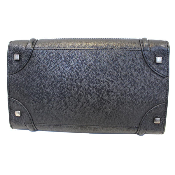 Celine Mini Luggage Black Leather Tote Bag - authentic to use
