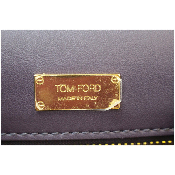 TOM FORD Tara T-Clasp Python Shoulder Bag Purple - Last Call