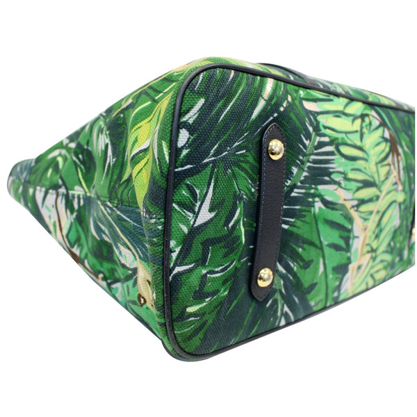 Louis Vuitton Ailleurs Cabas GM Printed Shoulder Bag green