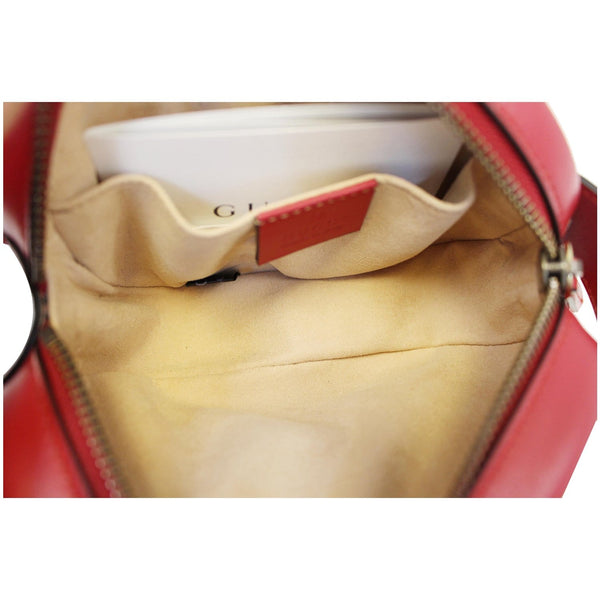 Gucci GG Marmont Matelasse Leather Belt Bag - interior