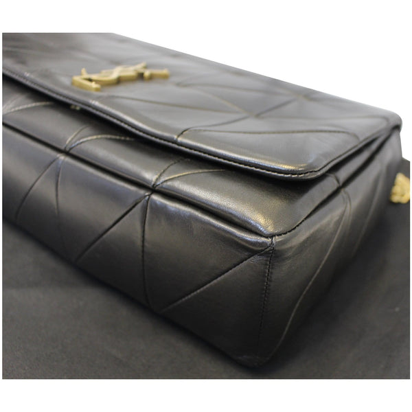 YVES SAINT LAURENT Jamie Giant Lambskin Leather Shoulder Bag Black