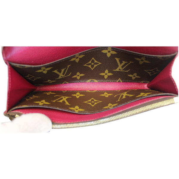 Interior Lv Emilie Wallet Monogram Canvas Pouch