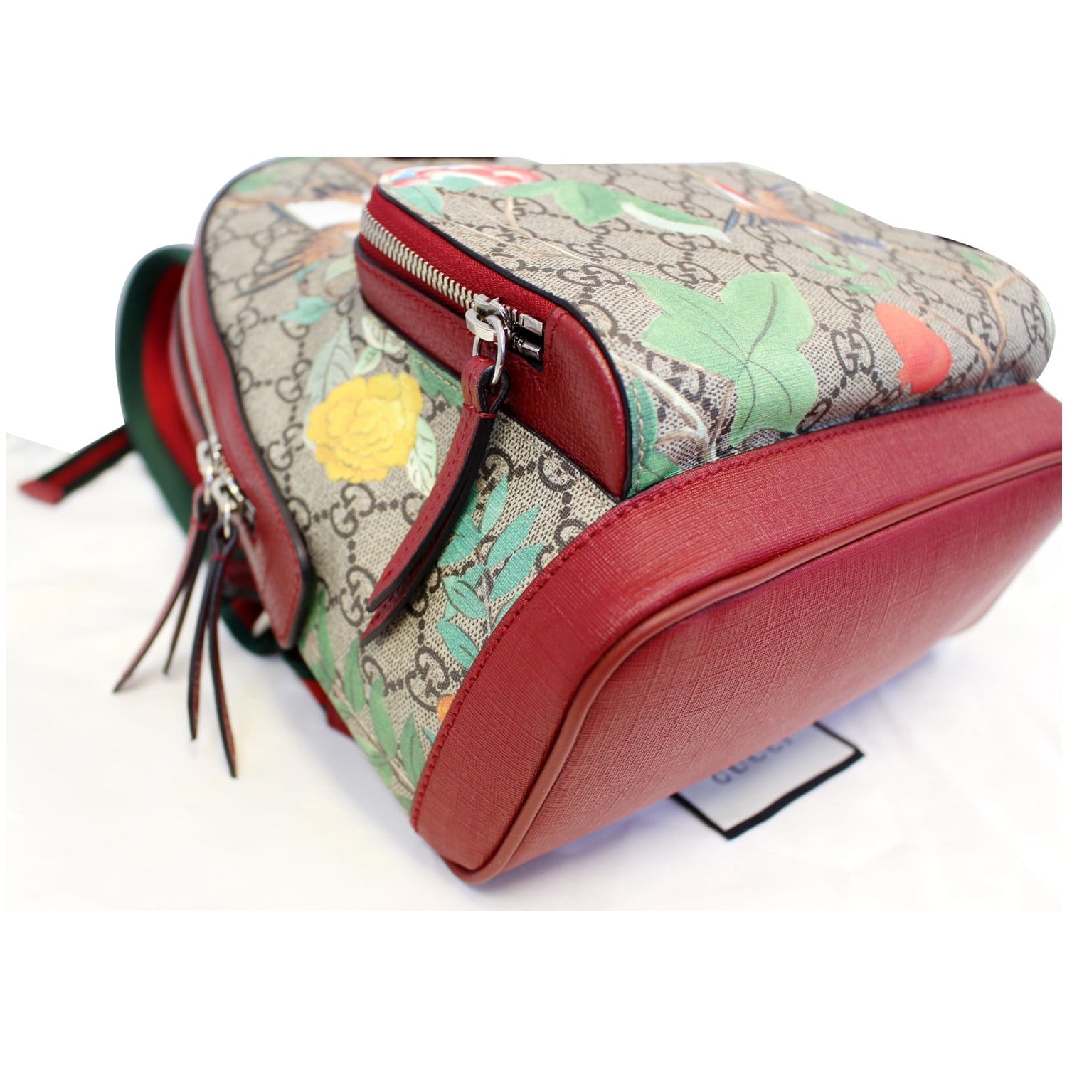 GUCCI GG Supreme Monogram Tian Animal Print Backpack 427042-US