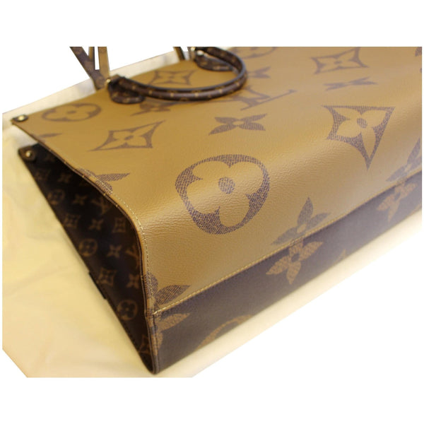 LOUIS VUITTON Onthego Reverse Monogram Giant Canvas Shoulder Bag Brown
