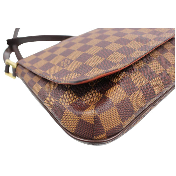 LOUIS VUITTON Musette Tango Long Strap Damier Ebene Crossbody Bag Brown