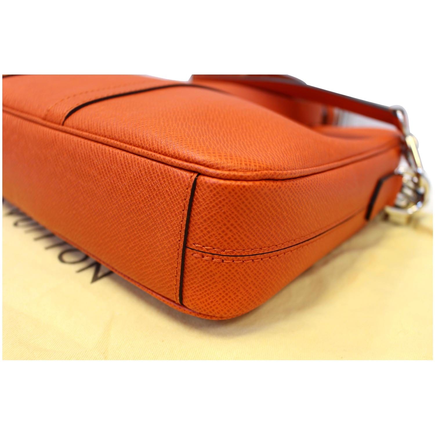 SOLD(已售出)-LV Green Taiga Leather Porte-Document Angara Briefcase  _SALE_MILAN CLASSIC Luxury Trade Company Since 2007