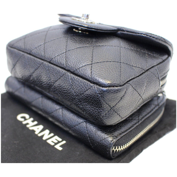 Chanel Classic Mini Flap Quilted Crossbody Bag black