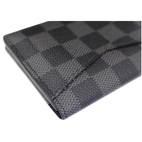 LOUIS VUITTON Pocket Organizer Damier Graphite Card Case Black-US