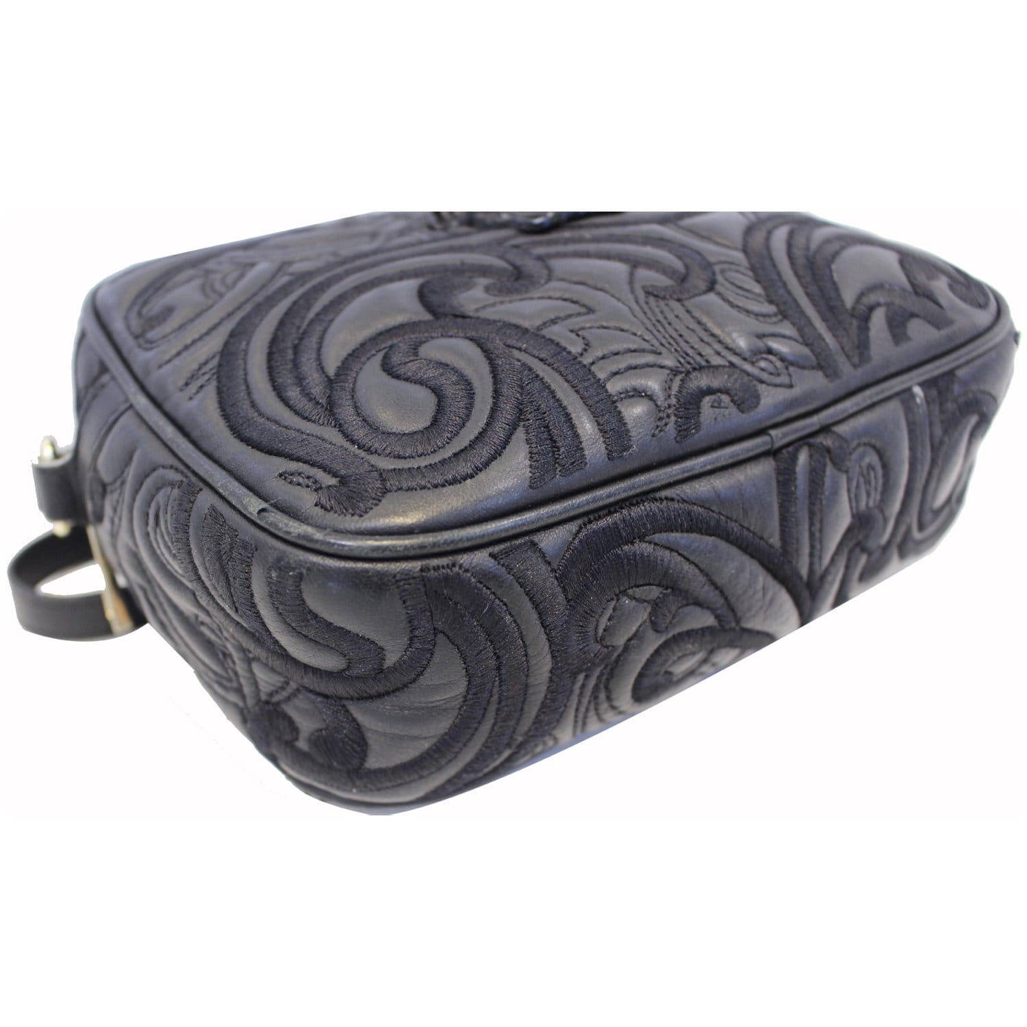 Versace Baroque Mosaic Nylon Shoulder Tote Bag Handbag