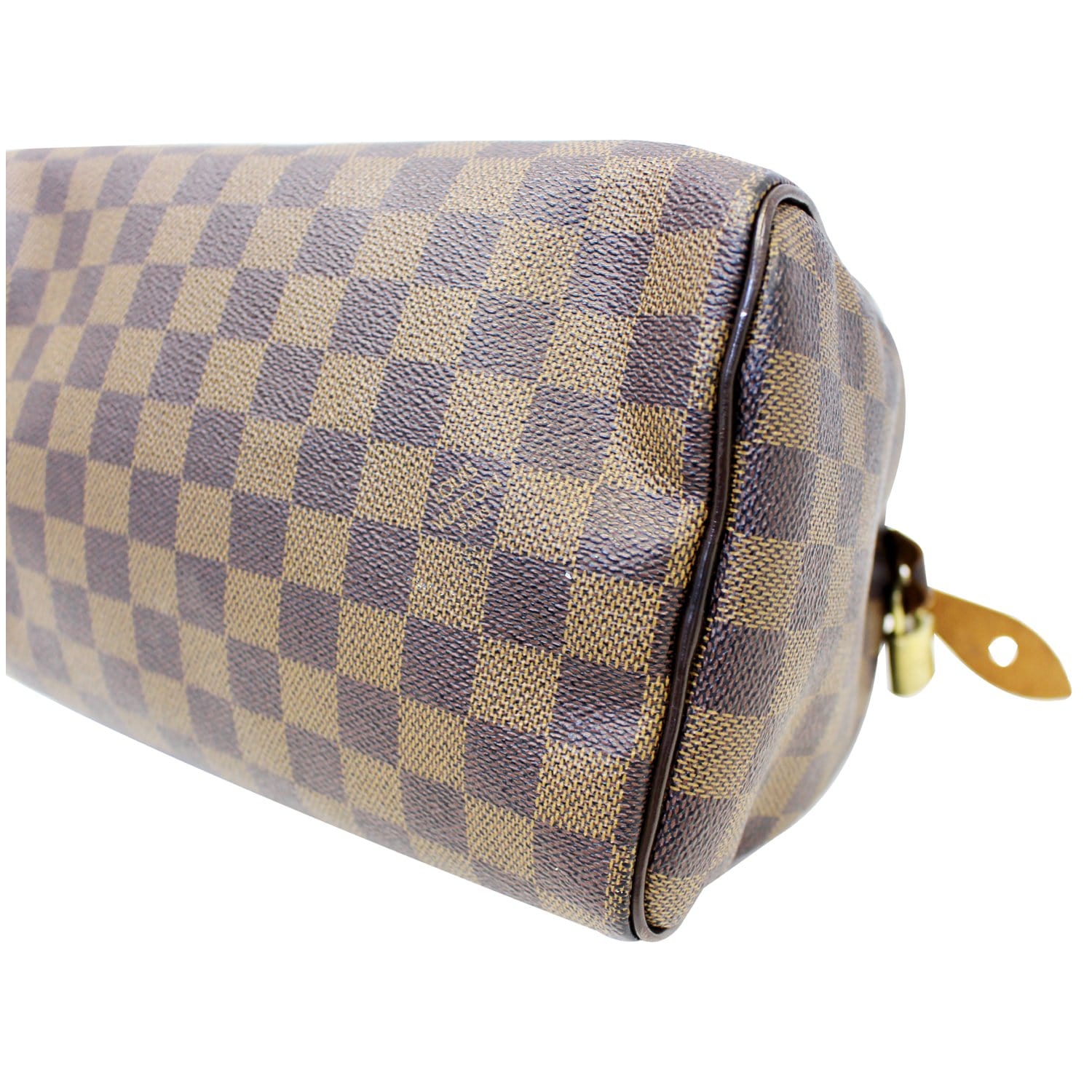 Authentic Louis Vuitton Speedy 25 Damier Ebene Satchel Handbag TR3152 France