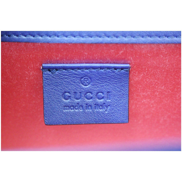 Gucci Broadway Mini Velvet Crossbody Bag made in Italy