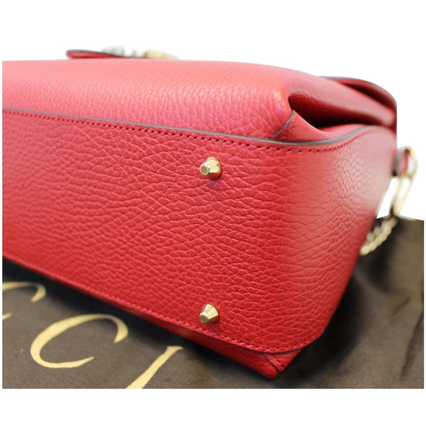 Gucci Shoulder Bag Interlocking GG Calfskin Leather - side view