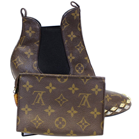 LOUIS VUITTON Monogram Canvas Toiletry Pouch Brown-US