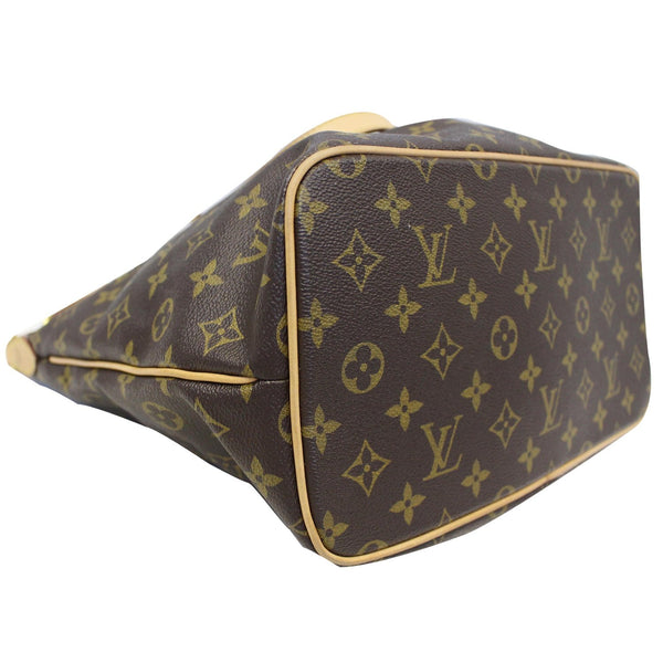 LOUIS VUITTON Palermo PM Monogram Canvas Shoulder Bag Brown