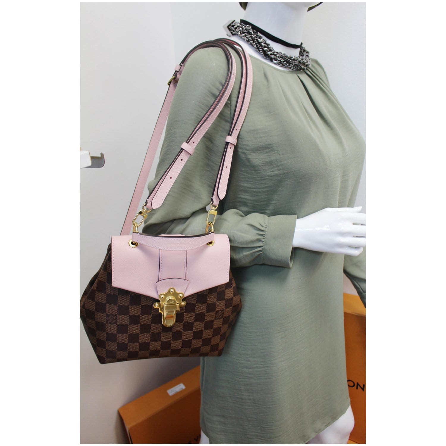 louis vuitton clapton backpack magnolia Louis Vuitton Clapton Damier Ebene Backpack Bag