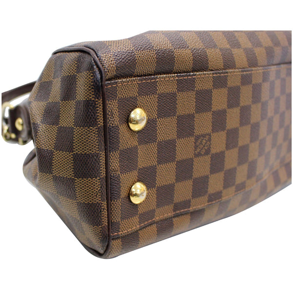 LOUIS VUITTON Trevi PM Damier Ebene Shoulder Bag Brown