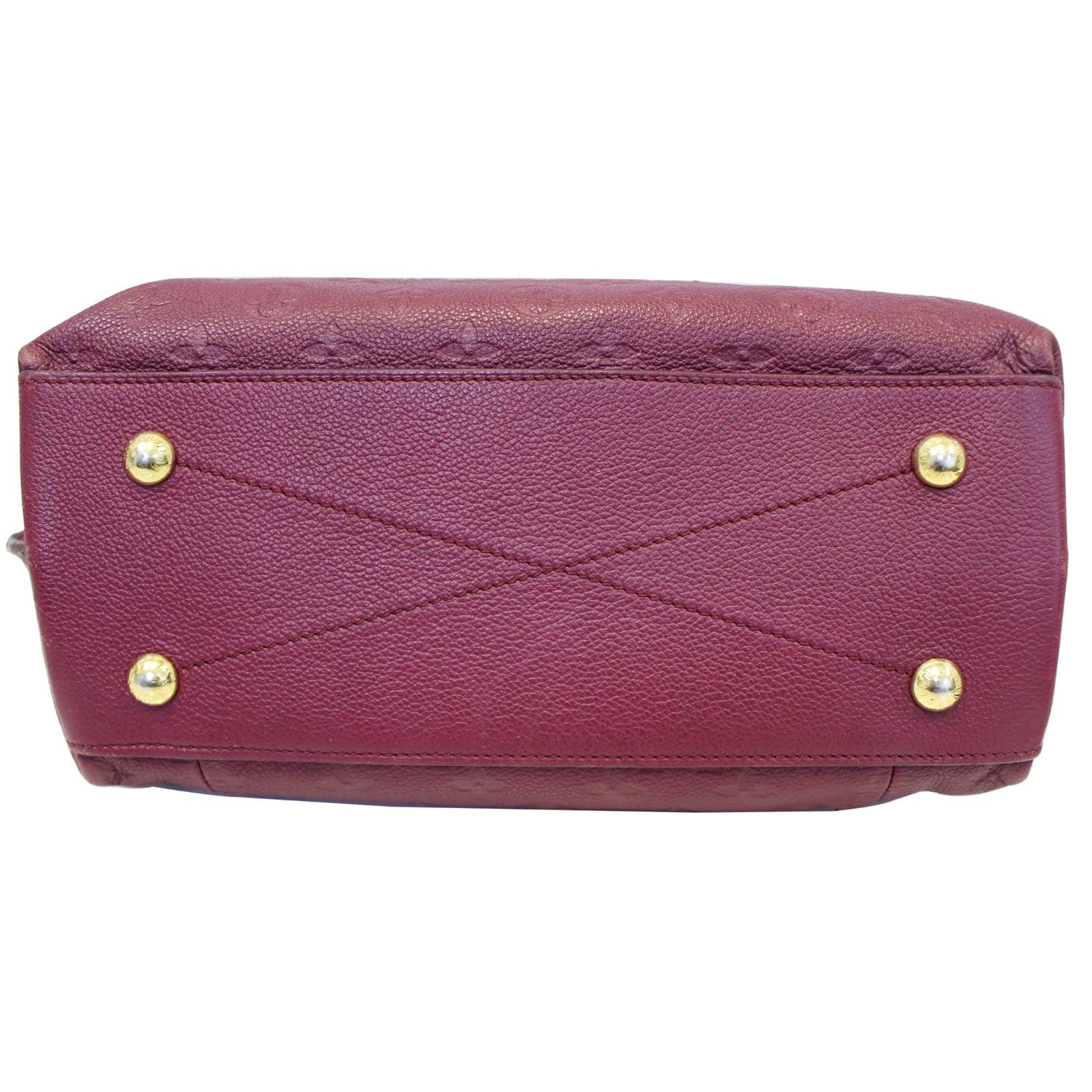 LOUIS VUITTON Purple Artsy Handbag Monogram Empreinte Leather MM Hobo bag  Dark red ref.879278 - Joli Closet