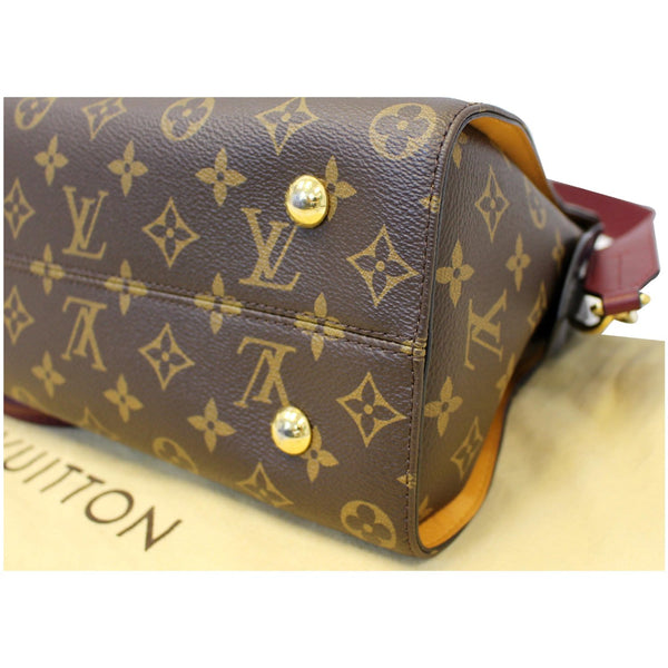 LOUIS VUITTON Tuileries Monogram Canvas Tote Shoulder Bag Brown