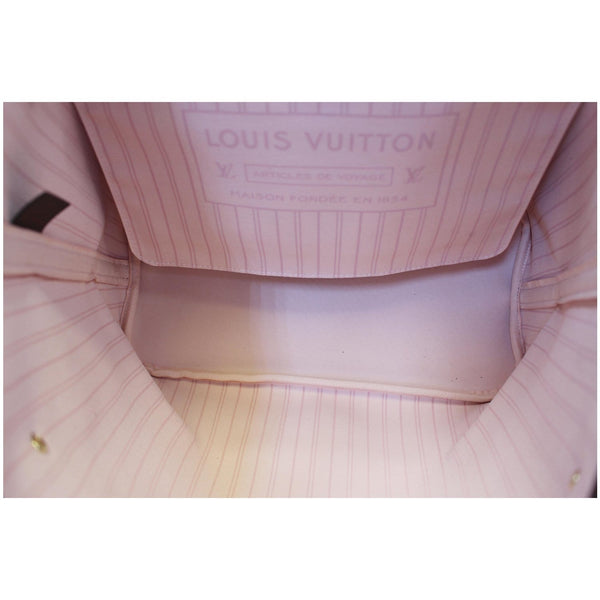 Louis Vuitton Neverfull MM Damier Ebene Tote Bag  - interior