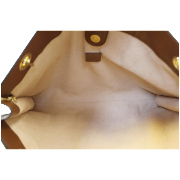 GUCCI Rajah Large Leather Tote Shoulder Bag Brown 537219-US