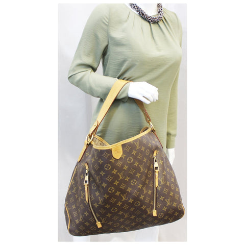 LOUIS VUITTON Delightful GM Monogram Canvas Shoulder Bag-US