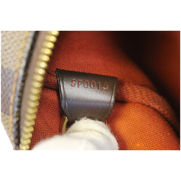 Louis Vuitton Damier Ebene Nolita Satchel Bag Brown - lv tag 