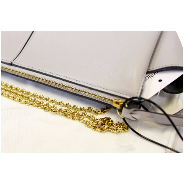 Celine Tri-Fold Clutch on Chain Crossbody Bag-Top