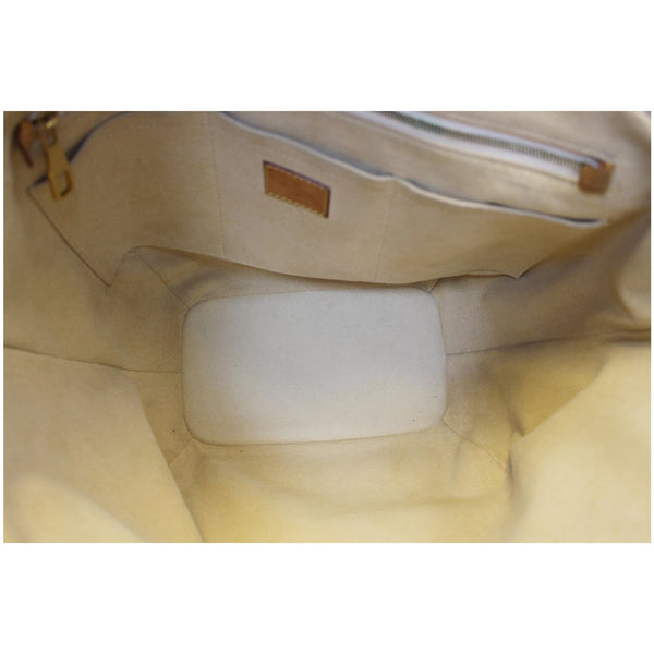 LOUIS VUITTON Salina PM Damier Azur Shoulder Bag White