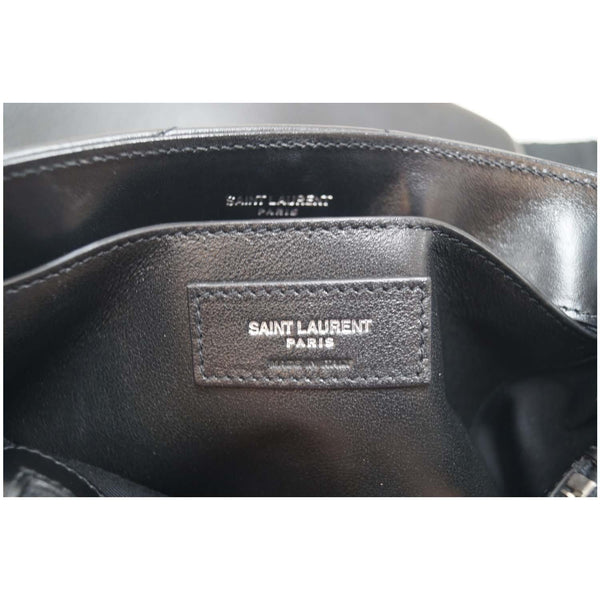 SAINT LAURENT Matelasse Loulou Monogram Calfskin Shoulder Bag Black-US