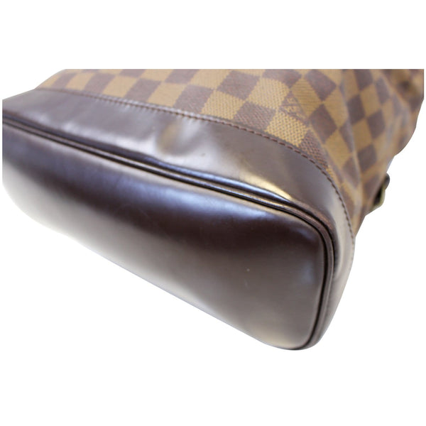 Louis Vuitton Damier Ebene Soho Backpack Bag Side View