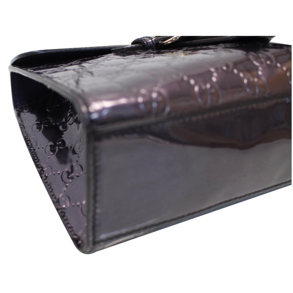 GUCCI Emily Guccissima Chain Shoulder Bag Plum 295402