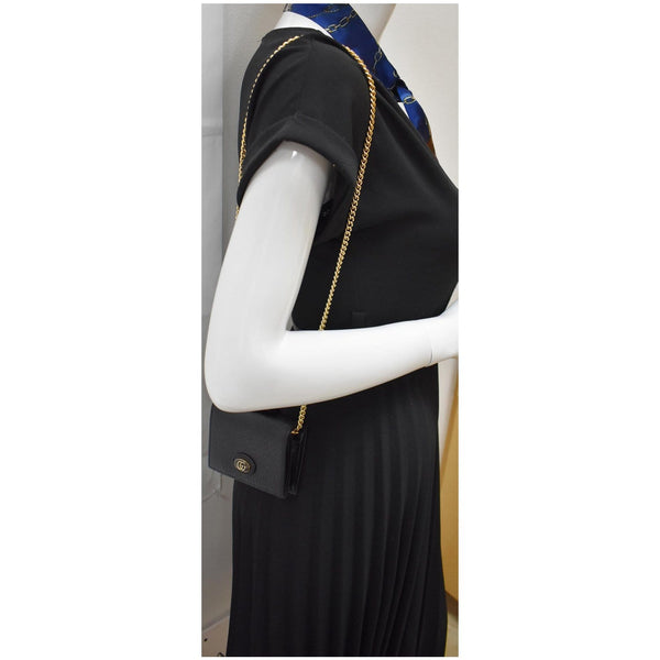 Gucci GG Small Coin Leather Chain Shoulder handbag