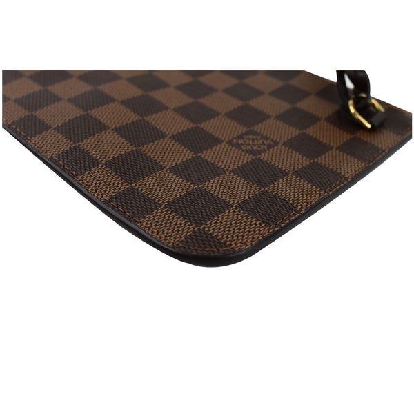 Louis Vuitton Pochette Wristlet Bag Damier Neverfull GM round corner