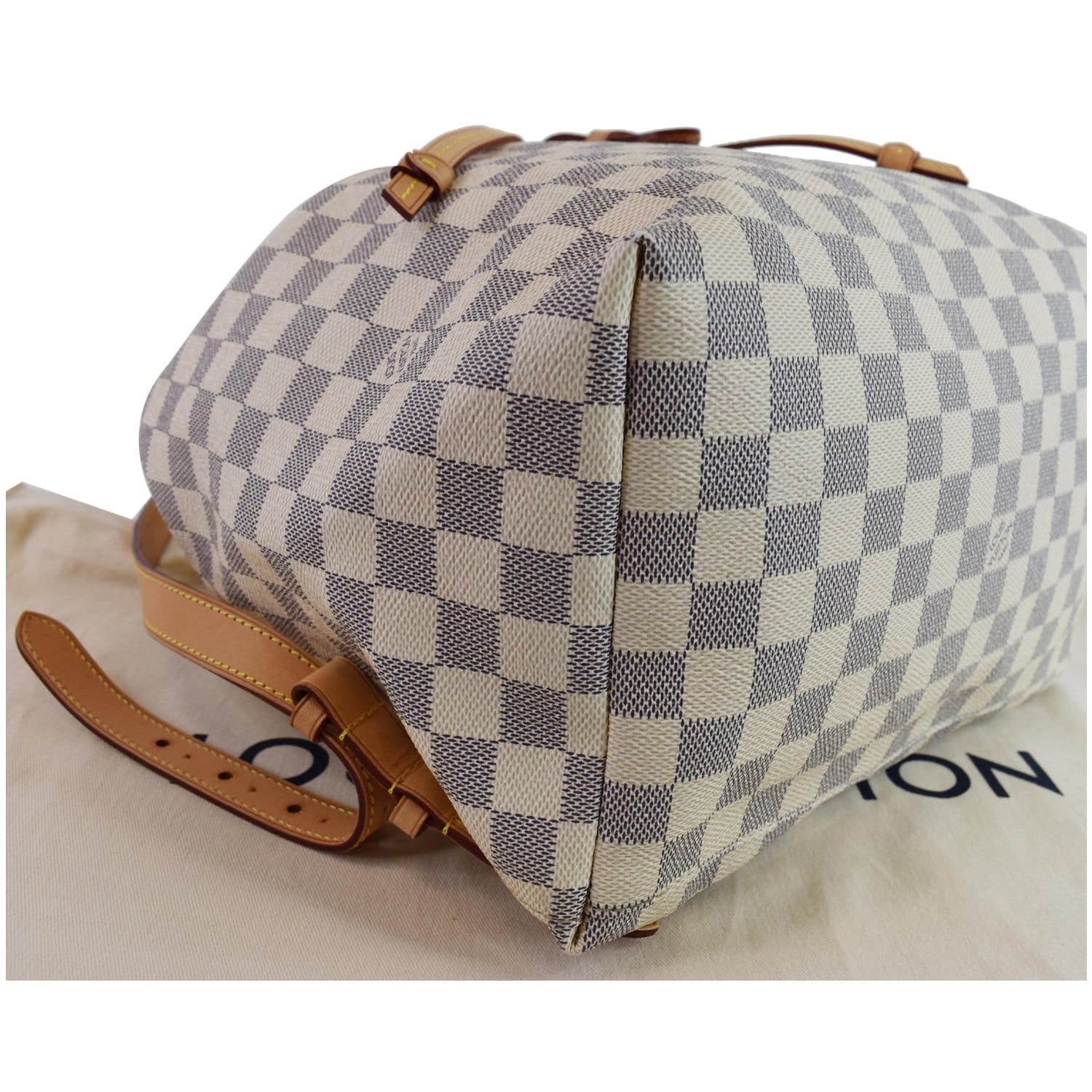 Sperone cloth backpack Louis Vuitton White in Cloth - 22582512