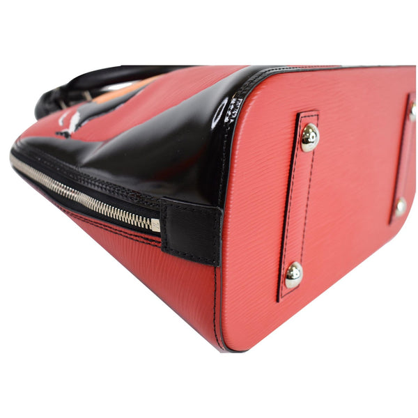 LOUIS VUITTON Kabuki Alma Epi Leather Satchel Bag Red