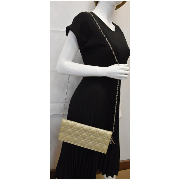 Christian Dior Quilted Lady Dior Clutch Bag - DDH