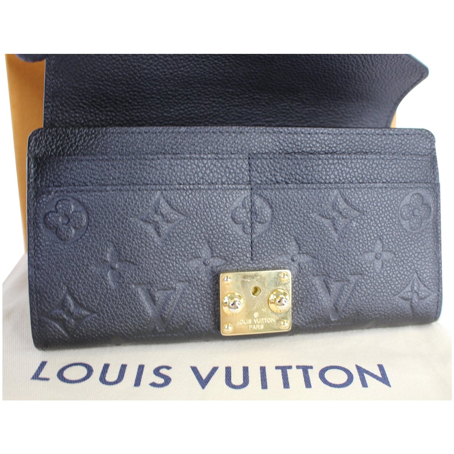 Louis Vuitton Cléa Wallet Black Monogram Empreinte