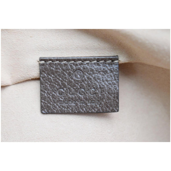 GUCCI Large Ophidia GG Supreme Monogram Leather Pouch Clutch Bag Beige 517551