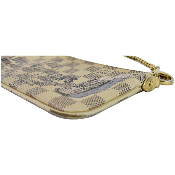 Louis Vuitton Valise Milla Damier Azur Pochette Bag White - Last Call