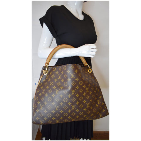 Lv Artsy MM Monogram Canvas Handbag women