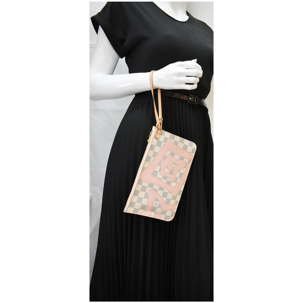 Louis Vuitton Neverfull MM Tahitienne Wristlet Pouch