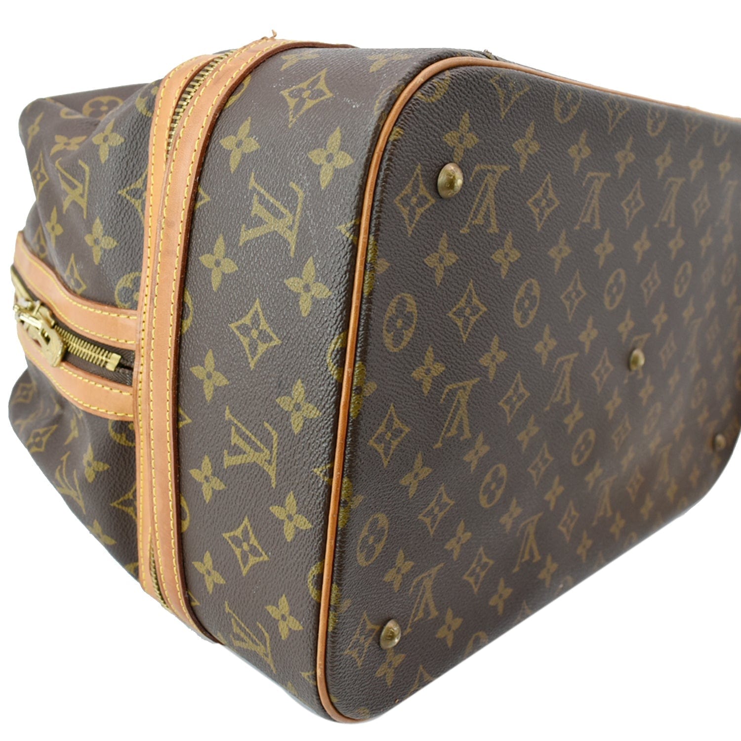 Louis Vuitton Sac Sport Duffle Monogram 870602 Brown Coated Canvas  Weekend/Travel Bag, Louis Vuitton